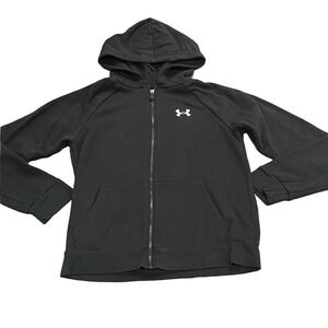 Under Armour Kids Black Zip-Up Hoodie